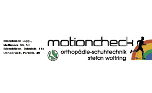Motioncheck Orthopädie-Schuhtechnik - Stefan Woltring in Ibbenbüren - Logo