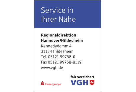 Vgh Versicherungen Regionaldirektion Hannover Hildesheim In Hildesheim Ost Das Telefonbuch