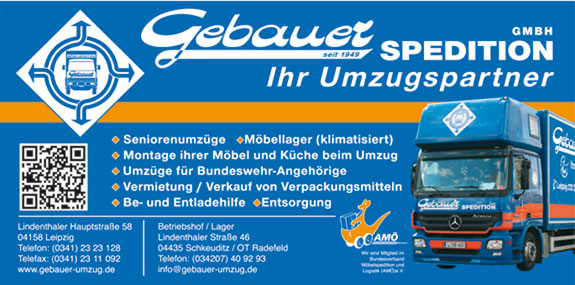 Gebauer Spedition GmbH - Ihr Umzugspartner in Halle (Saale) - Logo