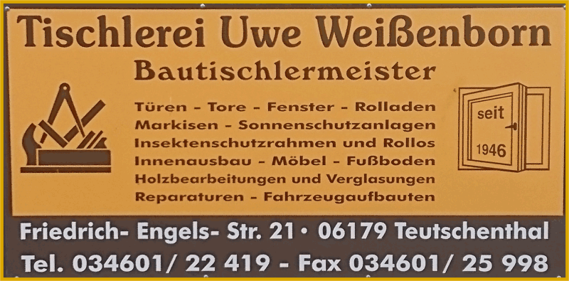 Weißenborn Uwe in Teutschenthal - Logo