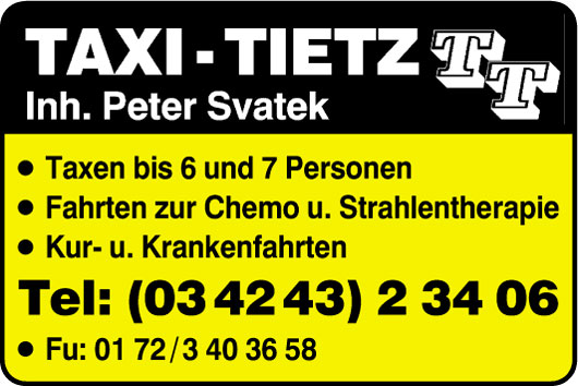 Kundenfoto 2 Taxi Tietz Peter Svatek