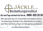 Kundenbild groß 2 Bestattungsinstitut Jäckle GmbH