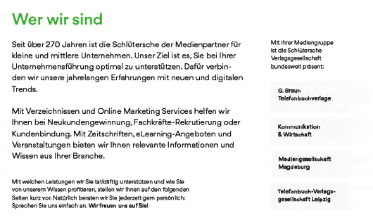 Kundenfoto 1 Telefonbuch-Verlagsgesellschaft in Leipzig mbH, ein Unternehmen der Schlüterschen Mediengruppe