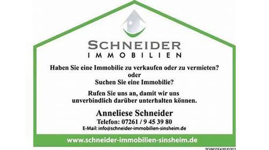 Bild 1 Schneider Immobilien in Sinsheim