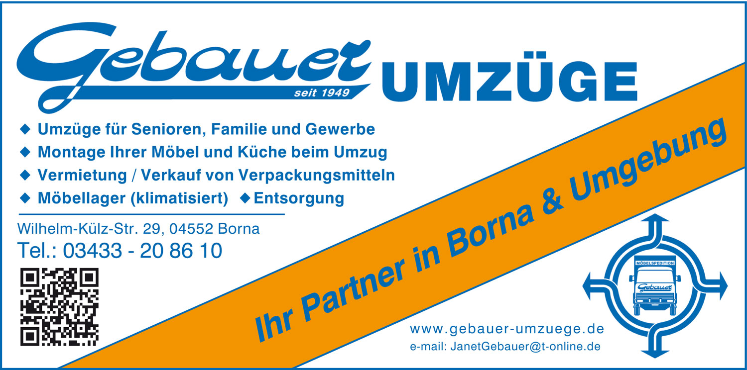 Gebauer Umzüge Inh. Janet Gebauer in Borna Stadt - Logo