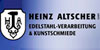 Logo von Altscher Heinz GmbH Kunstschmiede - Schlosserei