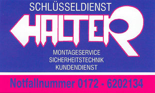 Halter Schlüsseldienst + Sicherheitstechnik in Mannheim - Logo