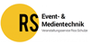 Kundenlogo von RS Event&Medientechnik